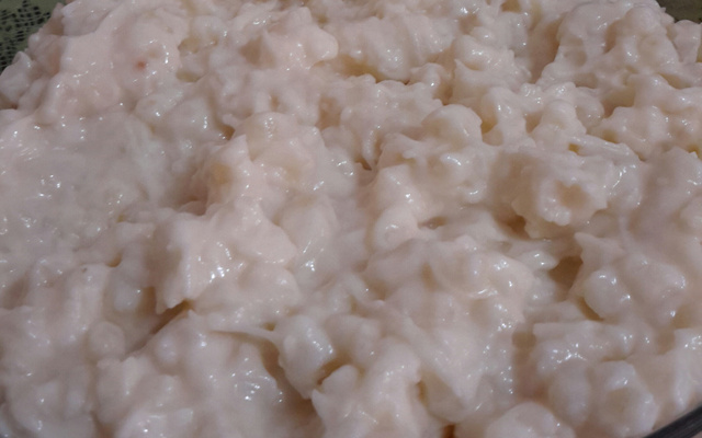 Canjica cremosa aos 5 leites