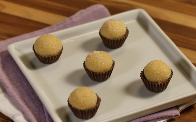 Brigadeiro na forminha de chocolate
