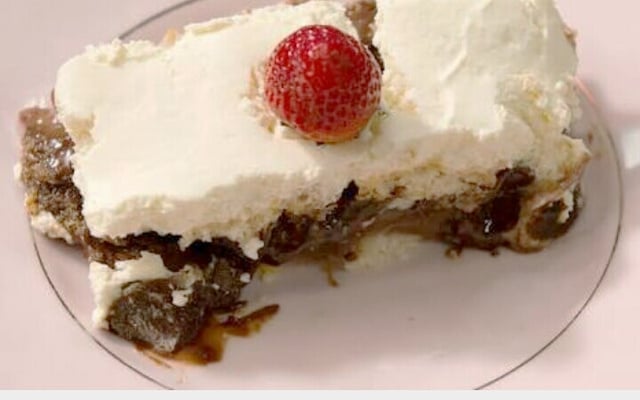 Pavê de bolacha cream cracker