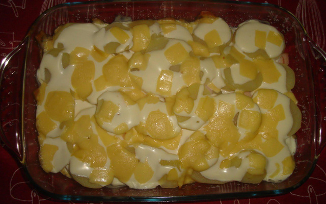 Torta de Batatas com Chester