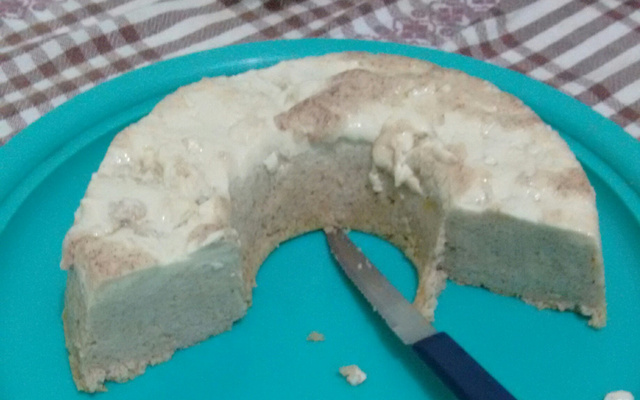 Pudim de pão diet