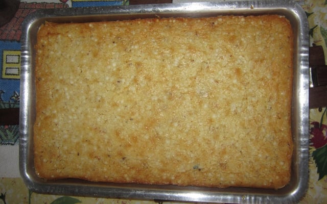 Bolo de farinha de tapioca