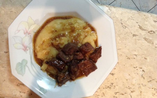 Polenta de micro-ondas