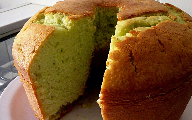 Bolo verde de limão