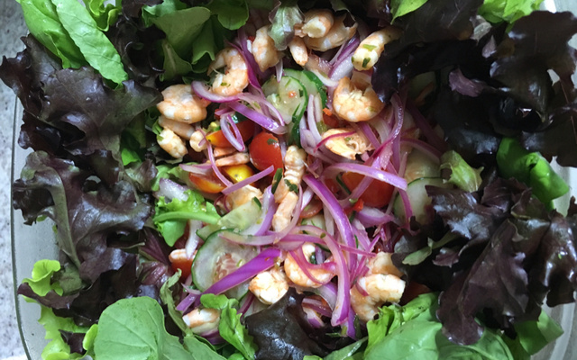Ceviche de camarão
