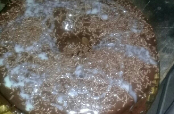Bolo de chocolate de liqüidificador
