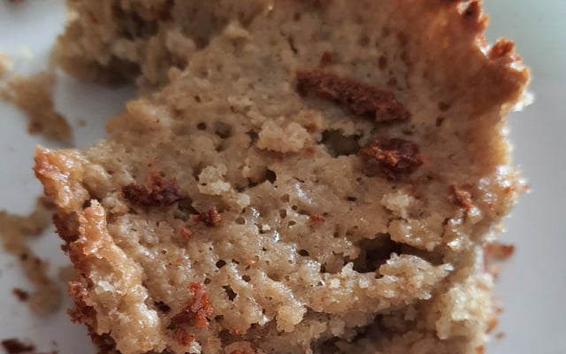 Bolo fit de banana com aveia