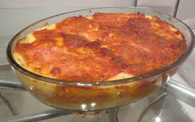 Torta de frango com batatas