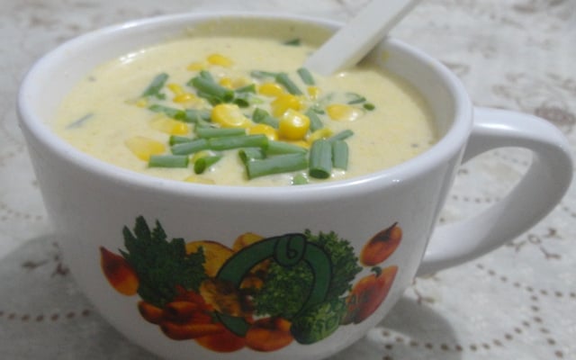 Sopa fit de frango com batata doce