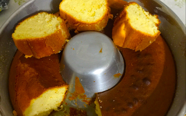 Bolo de trigo fofinho