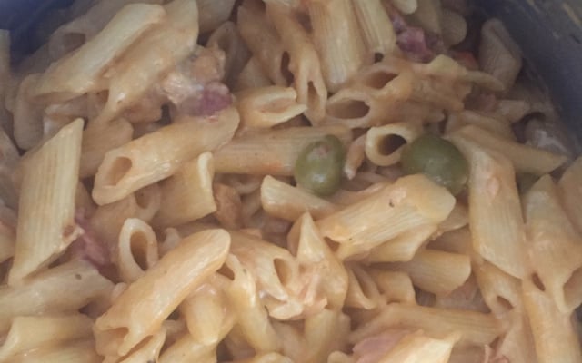 Macarrão na panela de pressão