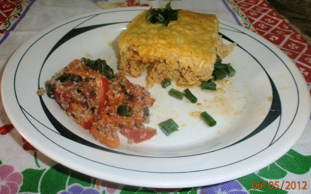 Omeletão de micro-ondas