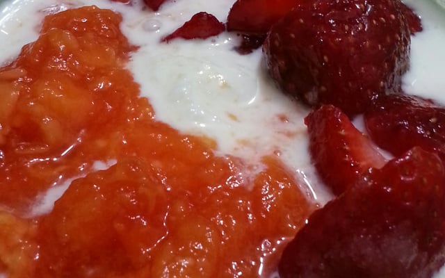 Iogurte natural caseiro