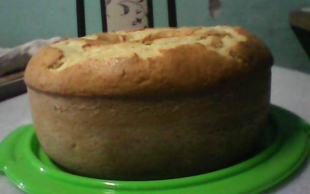 Bolo de queijo parmesão ralado
