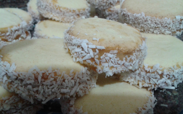 Alfajor de amido de milho (Maisena)