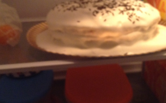 Panqueca com recheio de carne moída e mussarela