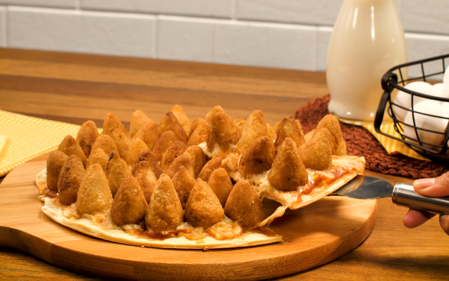 Pizza de coxinha