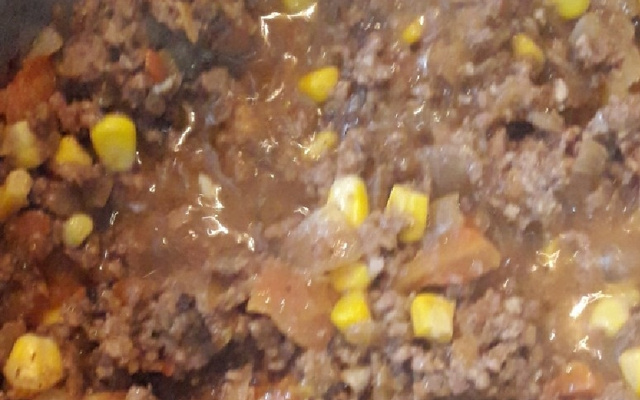 Escondidinho de mandioquinha com carne moída