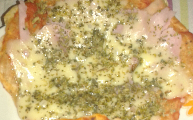 Pizza de frigideira sem fermento