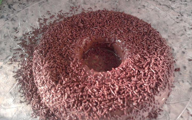 Brigadeirão de microondas