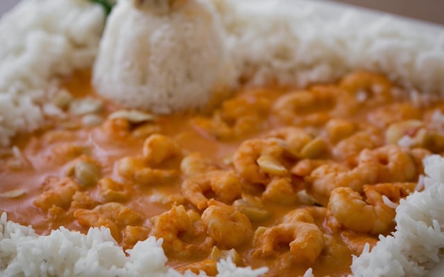 Estrogonofe de camarão