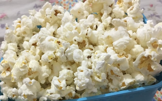 Pipoca fit sem óleo