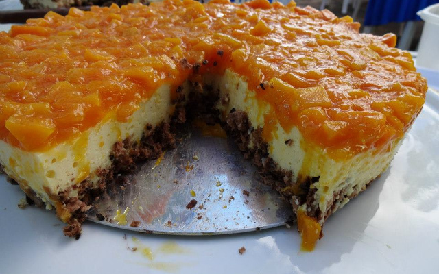 Torta de Manga com Maracujá