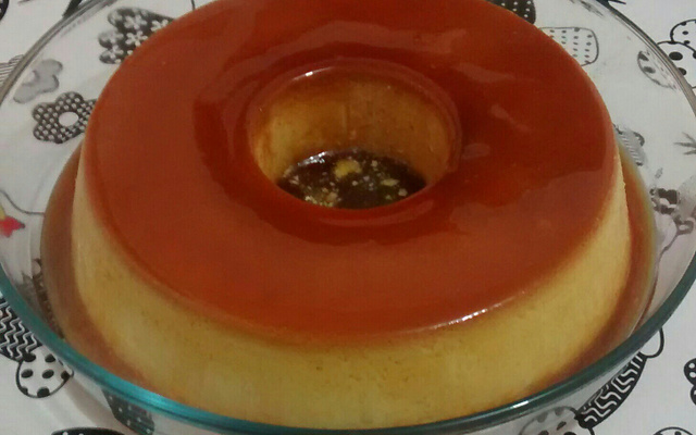 Pudim de leite condensado de fogão