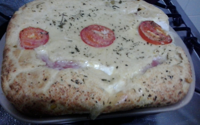 Torta de Presunto e Queijo