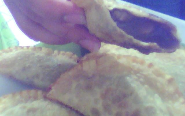 Pastel doce de chocolate com banana