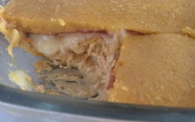 Torta de Frango de Microondas