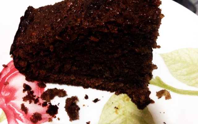 Bolo de chocolate com aveia (sem manteiga)