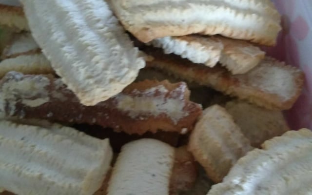 Bolacha caseira de passar na máquina