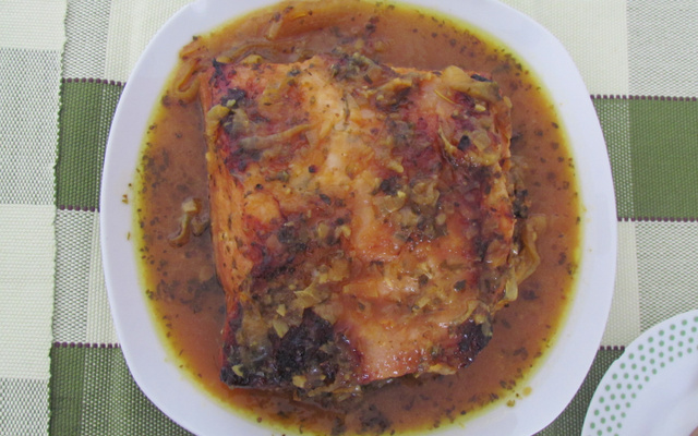 Lombo de porco ao forno