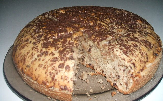 Bolo simples com flocos