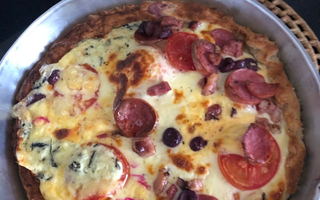 Massa de pizza fácil, rápida e deliciosa