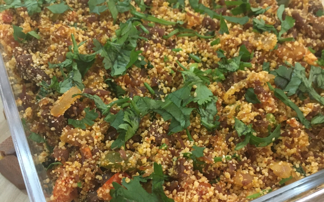 Paçoca de carne de sol da Cleo