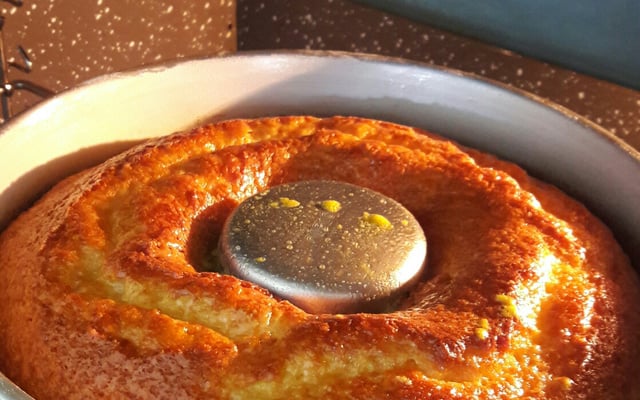 Bolo de laranja super fofo e molhadinho