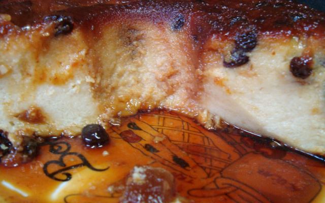 Pudim de pão sem leite condensado