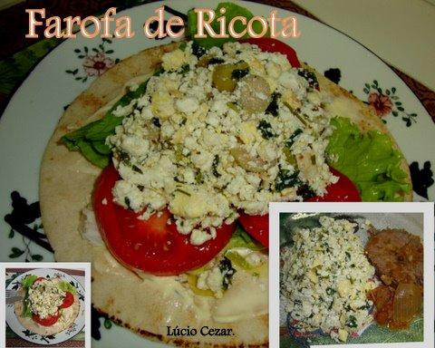 Farofa de ricota do Lúcio Cezar