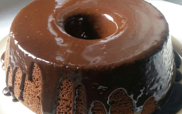 Bolo com coca cola e chocolate