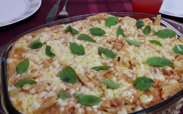 Lasanha de panela de pressão