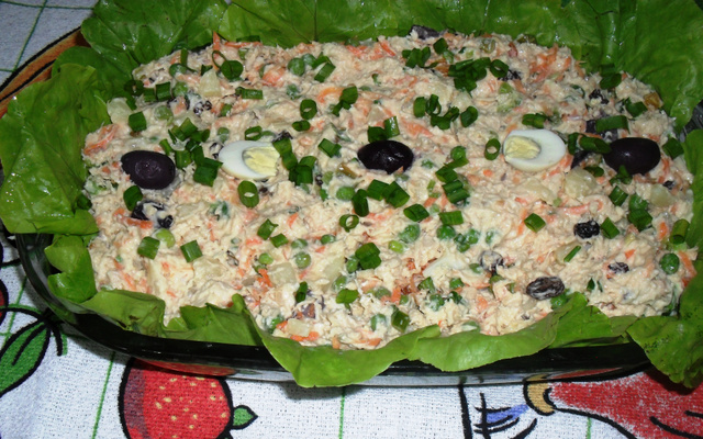 Salpicão de frango fácil e muito gostoso