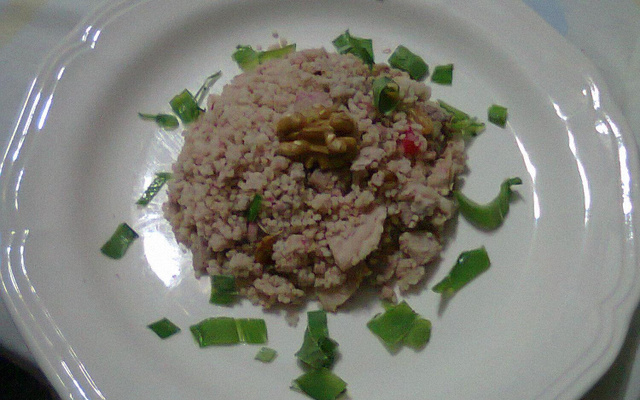 Cuscuz de resto de ceia