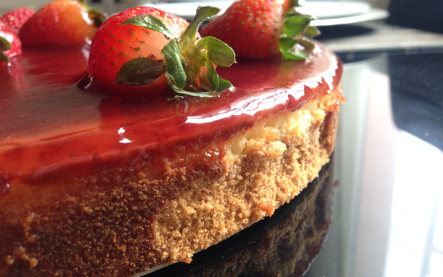 Cheesecake de morango