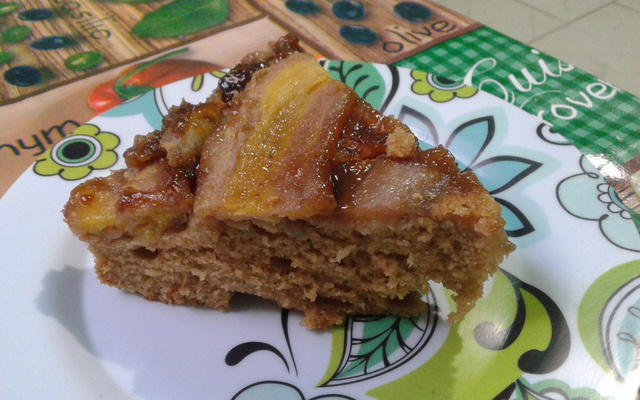 Bolo de banana de dieta