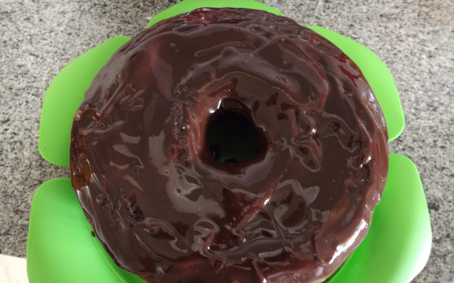 Bolo de chocolate no liquidificador