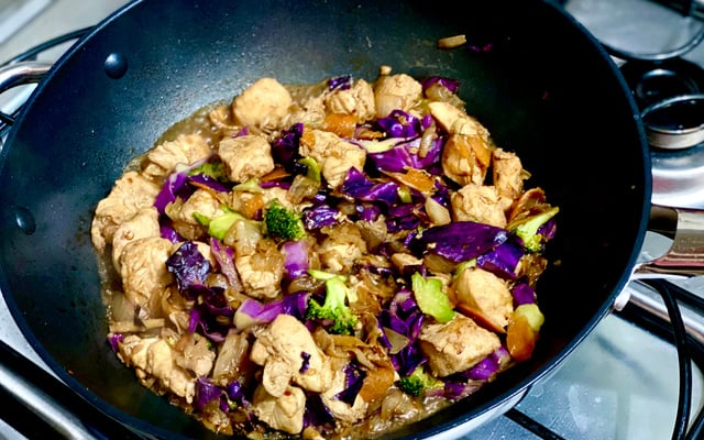 Frango oriental prático 