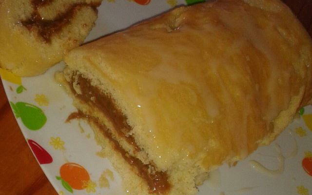 Rocambole de doce de leite