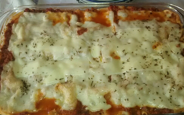 Lasanha à bolonhesa à italiana